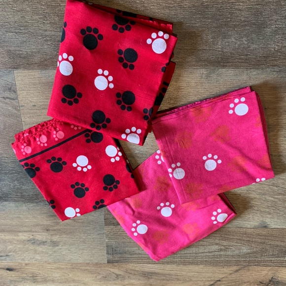 Set of 4 dog scarves - Picture 1 of 7